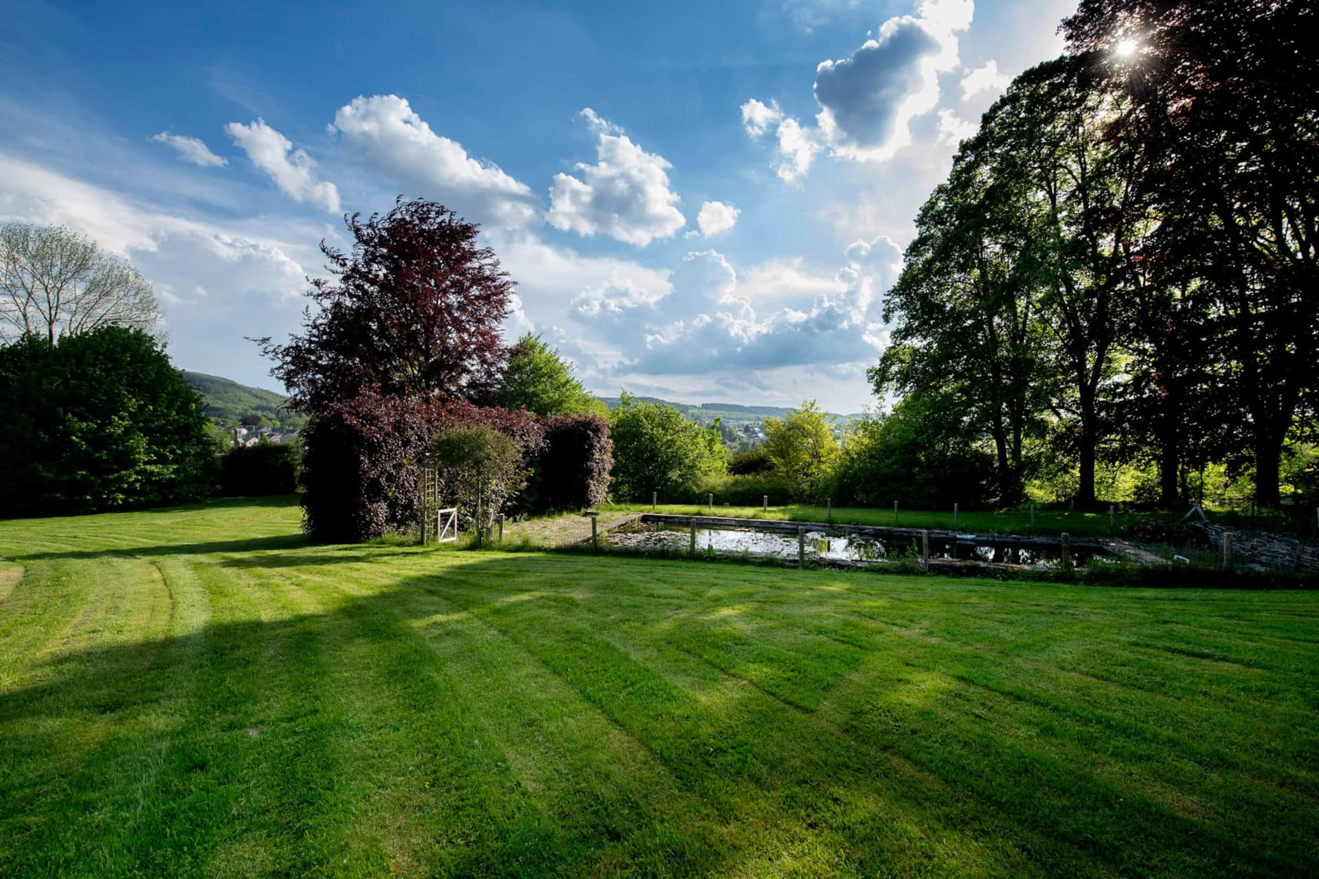 Expansive estate grounds
